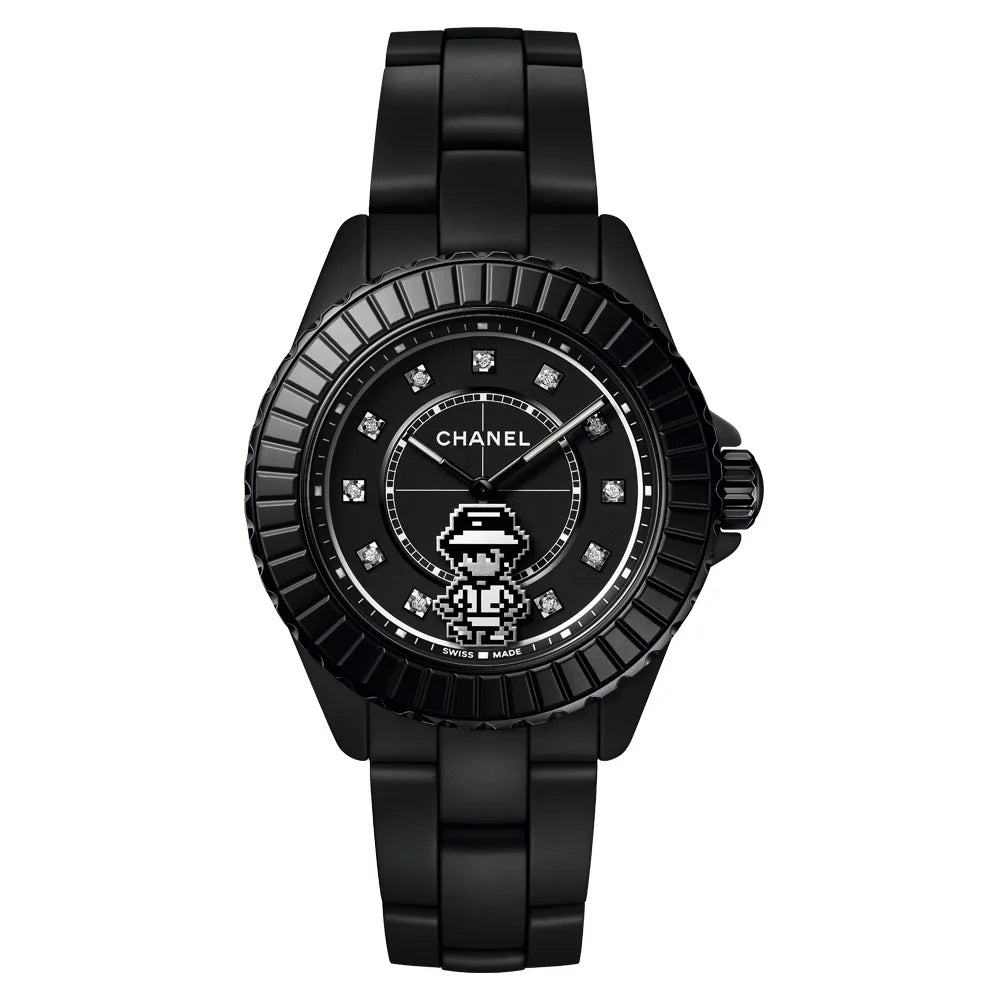 J12 COCO GAME キャリバー 12.1 38MM - H11063 ブラック｜シャネル
