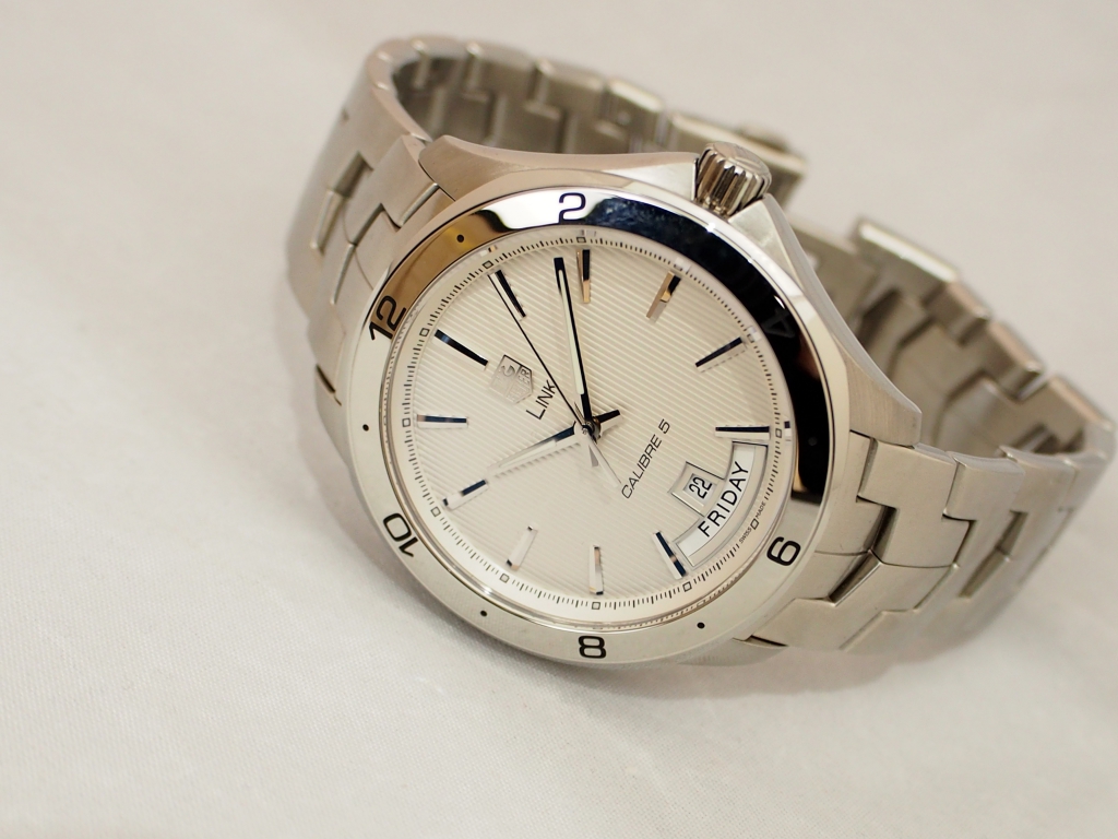 快適な装着感の時計をお探しなら タグ・ホイヤー「リンク デイ デイト」-TAG Heuer -P1221408