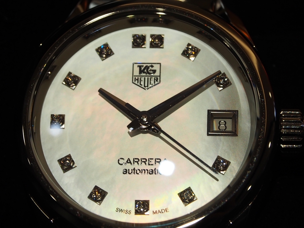 小さめで女性らしい機械式時計をお探しの方に！タグ・ホイヤー「カレラ レディ ダイヤモンド」-TAG Heuer -P8130465