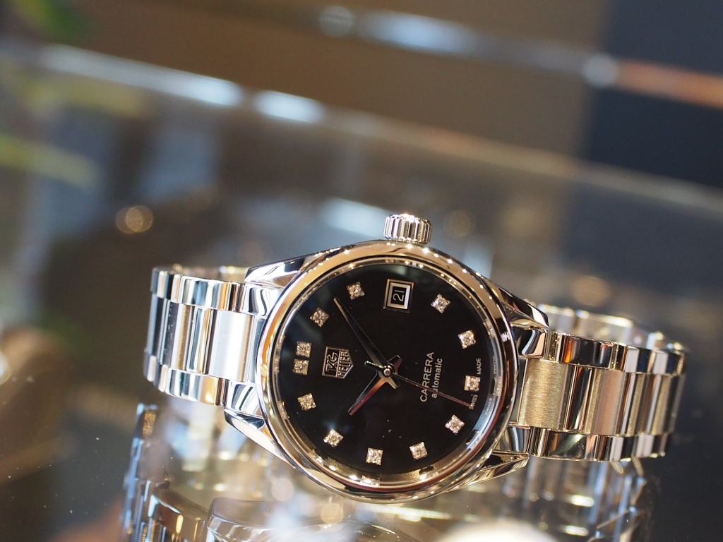 女性でも本格派機械式時計を着けたい！そんな方にオススメ！タグ・ホイヤー「カレラ レディ ダイヤモンド」-TAG Heuer -P1311899