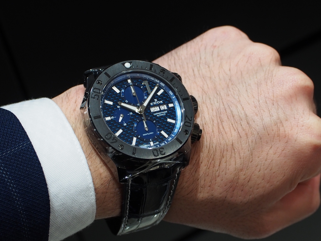 今ならもれなくスペアストラップ一本プレゼント 「EDOX デニム 