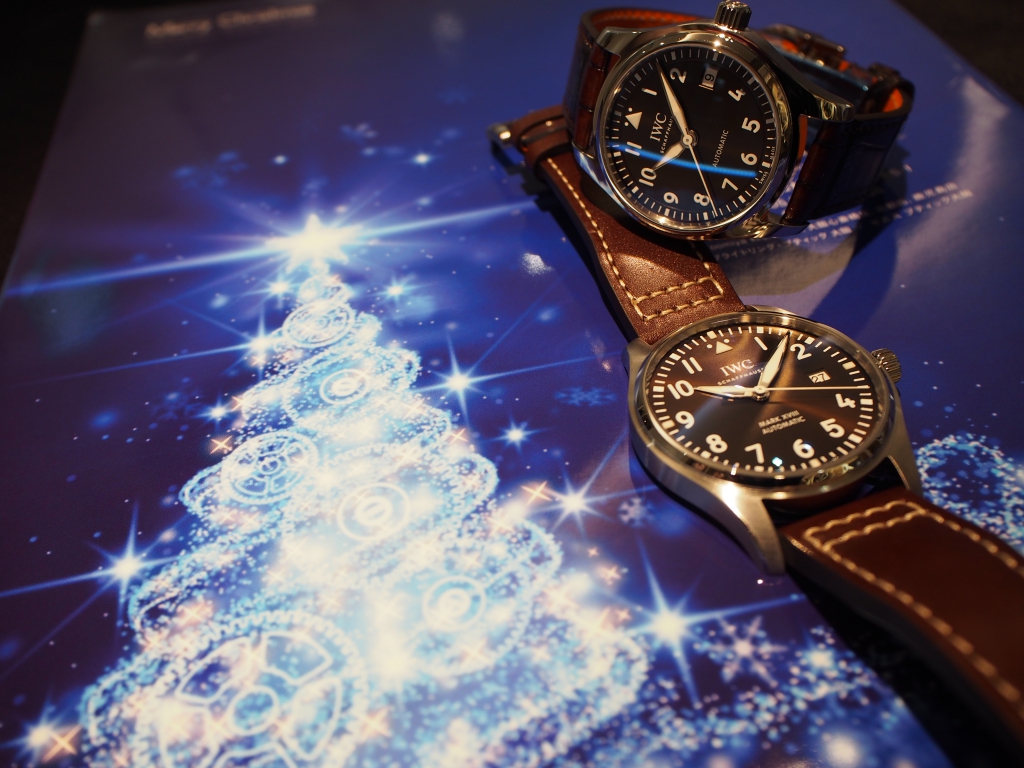 クリスマス…お出掛けの際はペアウォッチで。IWC「パイロット・ウォッチ（IW327003 ＆ IW324009」