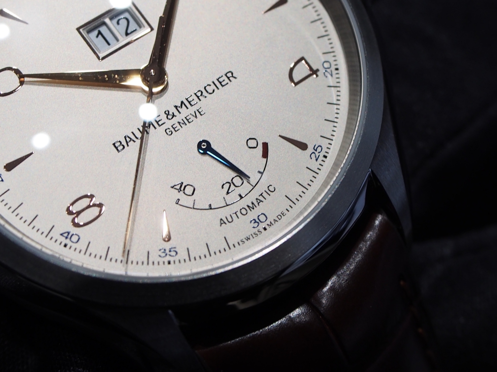 お仕事に、普段使いにピッタリな時計です！BAUME&MERCIER「クリフトン ビックデイト パワーリザーブ」-BAUME&MERCIER（取扱い終了） スタッフのつぶやき -PC211011