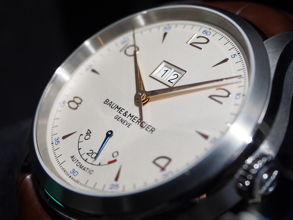 お仕事に、普段使いにピッタリな時計です！BAUME&MERCIER「クリフトン ビックデイト パワーリザーブ」-BAUME&MERCIER（取扱い終了） スタッフのつぶやき -PC211024