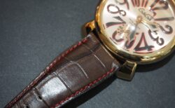 お持ちの時計でもベルトをお作り出来ます！！ オーダーメイドストラップ、『ジャン・ルソー』