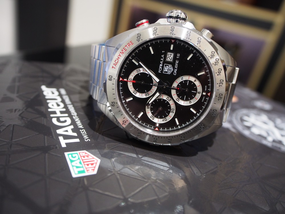 タグ・ホイヤーの機械式クロノグラフが30万円台で手に入る!!「フォーミュラ1 クロノグラフ」-TAG Heuer -P3260734