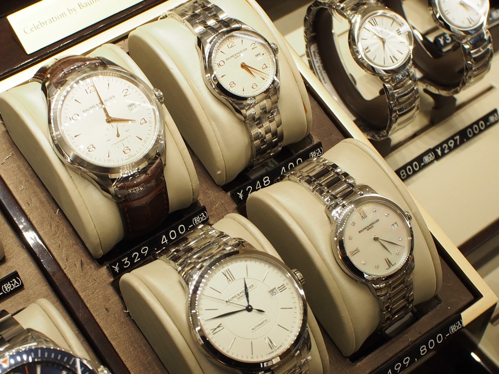 結納返しや記念品に時計をお探しならボーム＆メルシエ-BAUME&MERCIER（取扱い終了） フェア・イベント情報 -P5010096