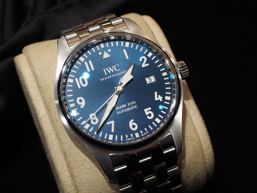 お待たせ致しました！やっとのことで再入荷です！！IWC「パイロット・ウォッチ・マーク XVIII “プティ・プランス”（IW327016）」-IWC スタッフのつぶやき -PC030337