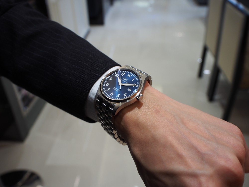 お待たせ致しました！やっとのことで再入荷です！！IWC「パイロット・ウォッチ・マーク XVIII “プティ・プランス”（IW327016）」-IWC スタッフのつぶやき -PC030339