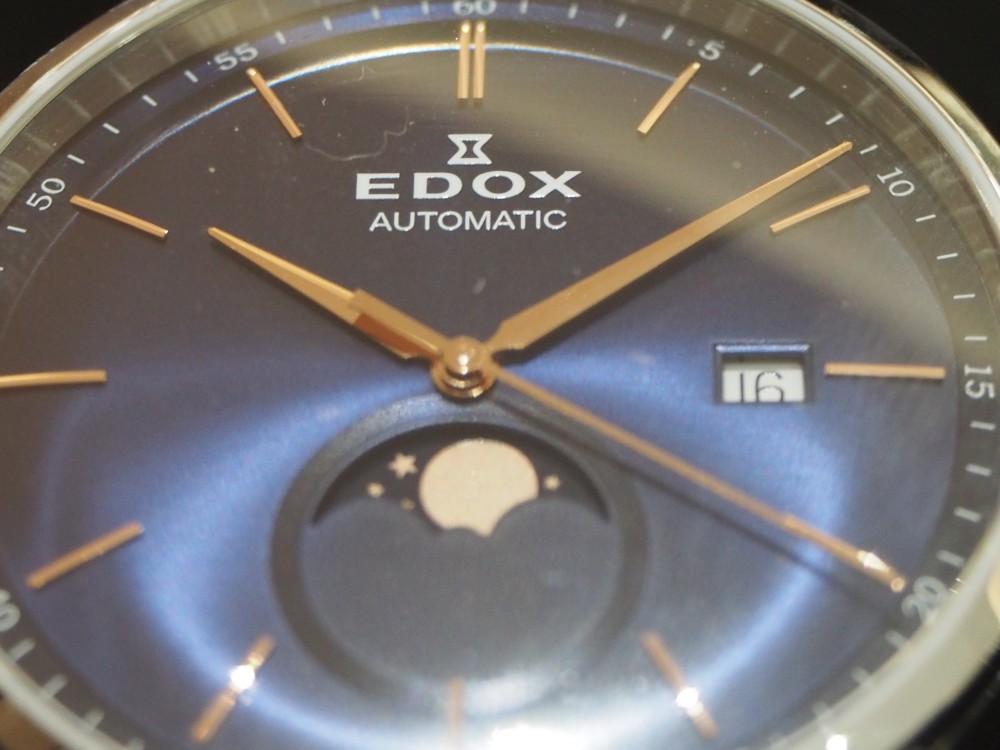 ムーンフェイズ★高級　EDOX Les Vauberts　エドックス