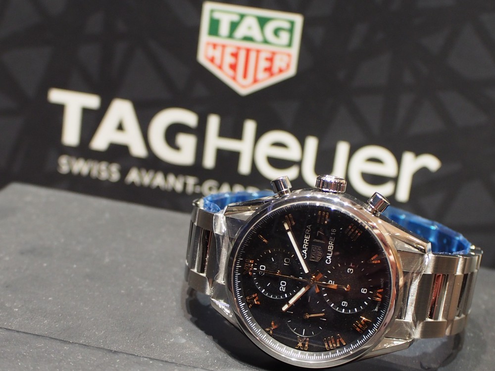 日本限定400本!! タグ・ホイヤー「カレラ キャリバー16 クロノグラフ ジャパンエディション」-TAG Heuer フェア・イベント情報 -PC170085