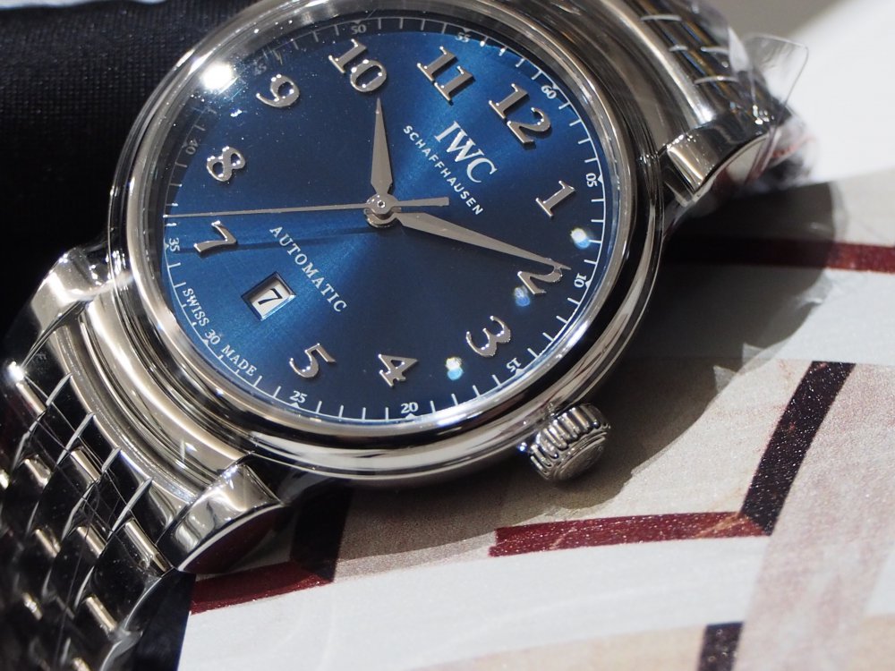 IWCのダ・ヴィンチに新色のブルー文字盤登場！！「IW356605」-IWC スタッフのつぶやき -PC140036