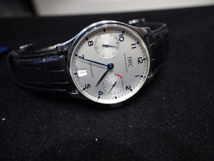 ご自身の時計を世界に一つだけのオンリーワン時計に！！【ジャン・ルソー×ポルトギーゼ・オートマティック】-IWC Jean Rousseau -P8180206-700x525