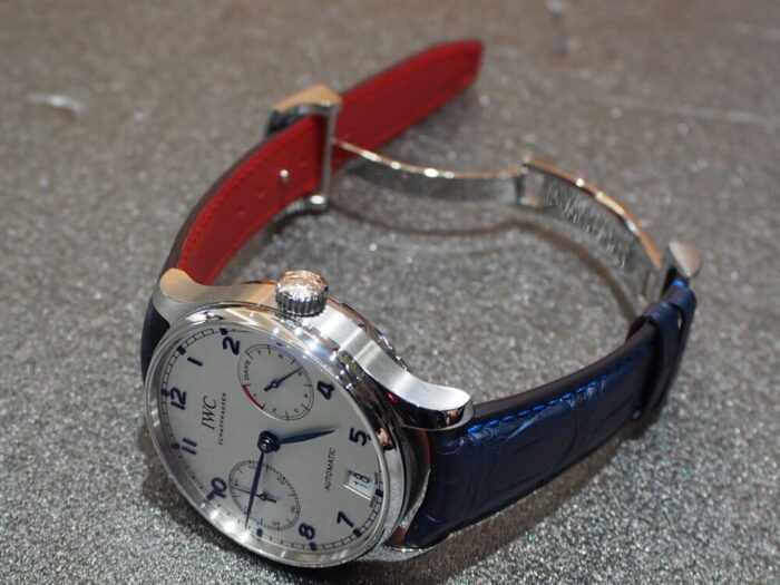 ご自身の時計を世界に一つだけのオンリーワン時計に！！【ジャン・ルソー×ポルトギーゼ・オートマティック】-IWC Jean Rousseau -P8180215-700x525