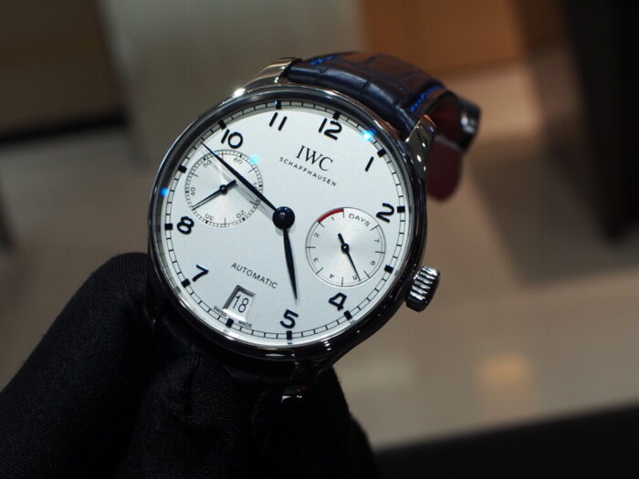 ご自身の時計を世界に一つだけのオンリーワン時計に！！【ジャン・ルソー×ポルトギーゼ・オートマティック】-IWC Jean Rousseau -P8180220-700x525