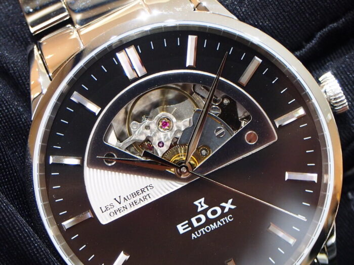 10万円台で手に入る機械式時計！EDOX「レ・ヴォベール オープンハート オートマティック」-EDOX スタッフのつぶやき -P9230625-700x525