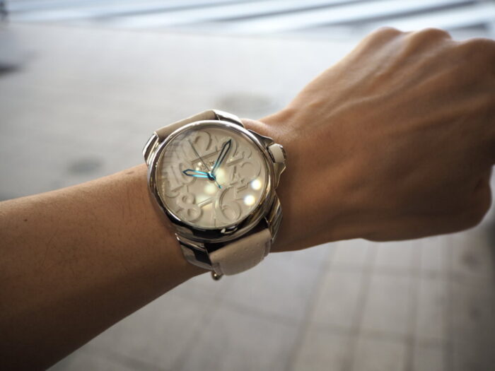 【オッソ イタリィ】さわやかおしゃれな白い時計「ドミナーレ」-OSSO ITALY -P4050032-700x525