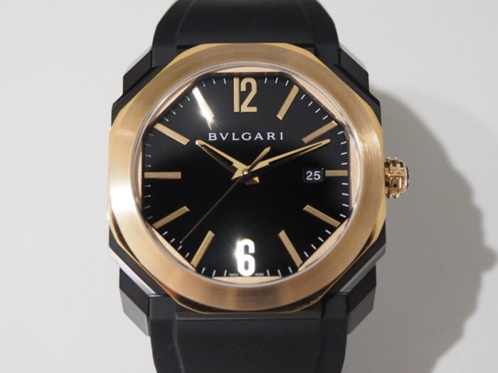 【ブルガリ】高級時計をラバーベルトで気軽に楽しむ季節です「オクト オリジナーレ」-BVLGARI（取扱い終了） -P6010177-700x525