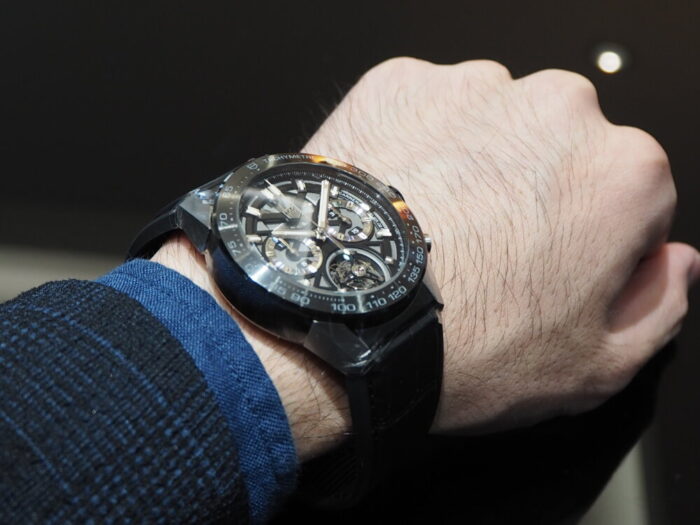 複雑時計"トゥールビヨン"が100万円台で手に入る！？「タグ・ホイヤー ホイヤー02 トゥールビヨン」-TAG Heuer フェア・イベント情報 -P6150421-700x525