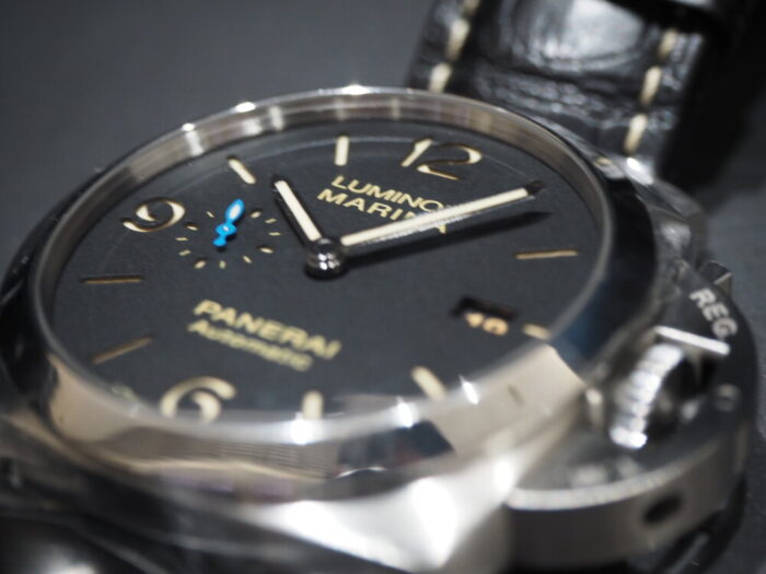 王道のデカ厚時計は汎用性抜群です パネライ ルミノール1950 PAM01312-PANERAI スタッフのつぶやき -P6190462-700x525