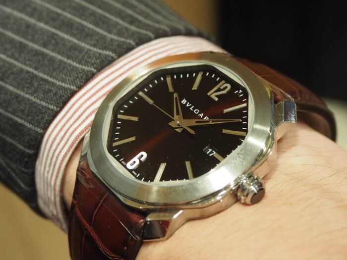 ブルガリ オクトローマ  歴史を模った一生モノの時計を腕元に-BVLGARI（取扱い終了） -P8100051-700x525
