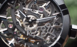 【モーリスラクロア】コレクションの中にスケルトンのお時計を「アイコン オートマティック スケルトン ブラック」