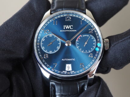 自分を格上げしてくれるブルー時計。　IWC「ポルトギーゼ・オートマティック」