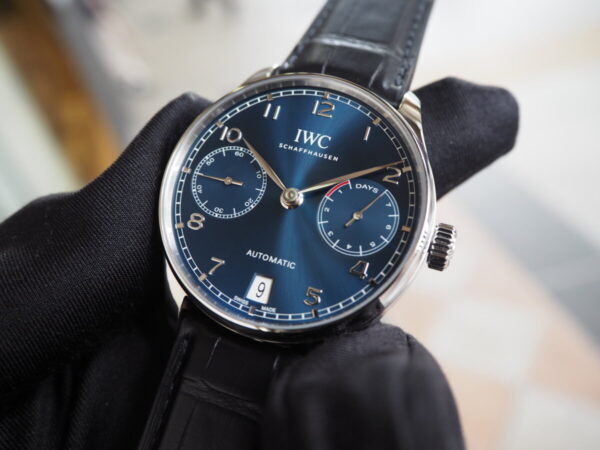 自分を格上げしてくれるブルー時計。　IWC「ポルトギーゼ・オートマティック」-IWC -P7091057-600x450