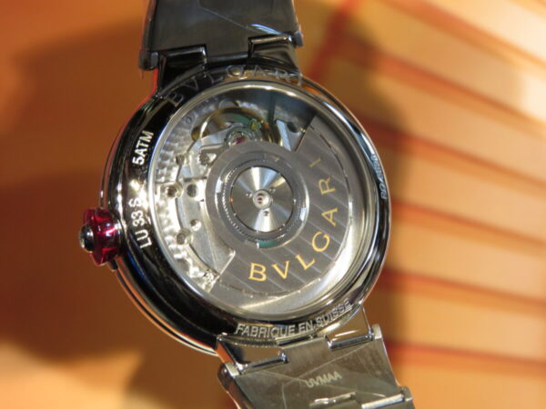 女性モデルとしては数少ない本格機械式時計…。ブルガリ「ルチェア オートマティック」-BVLGARI（取扱い終了） 鹿児島店からのお知らせ フェア・イベント情報 -IMG_1426-600x450