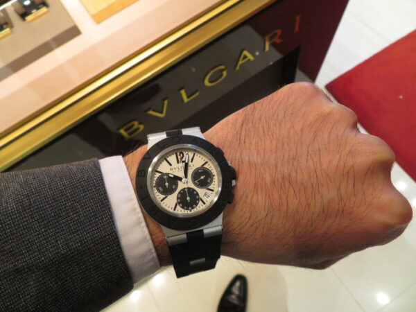 20年の時代を越えて…。ブルガリ「アルミニウム クロノグラフ」-BVLGARI（取扱い終了） フェア・イベント情報 -IMG_5545-600x450