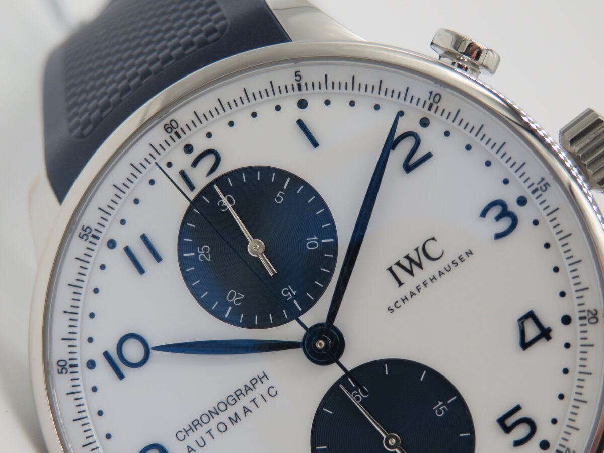 【IWC】人気モデルにラバーベルトが誕生しました！「ポルトギーゼ・クロノグラフ」-IWC -IMG_8559