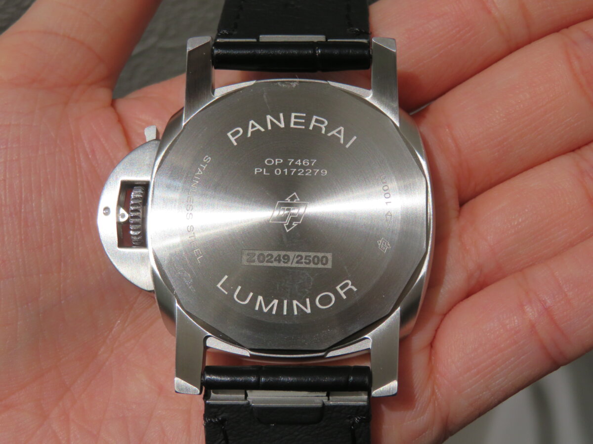 40ｍｍのパネライをご存じでしょうか？PANERAI「ルミノール マリーナ クアランタ」。-PANERAI -IMG_0218-1