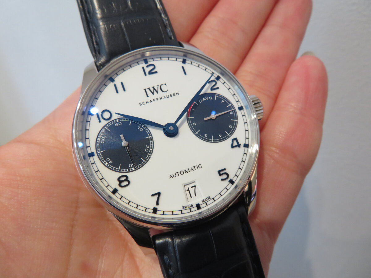 【IWC】ラッカー仕上げで施された光沢のある文字盤「ポルトギーゼ・オートマティック」-IWC -IMG_0699