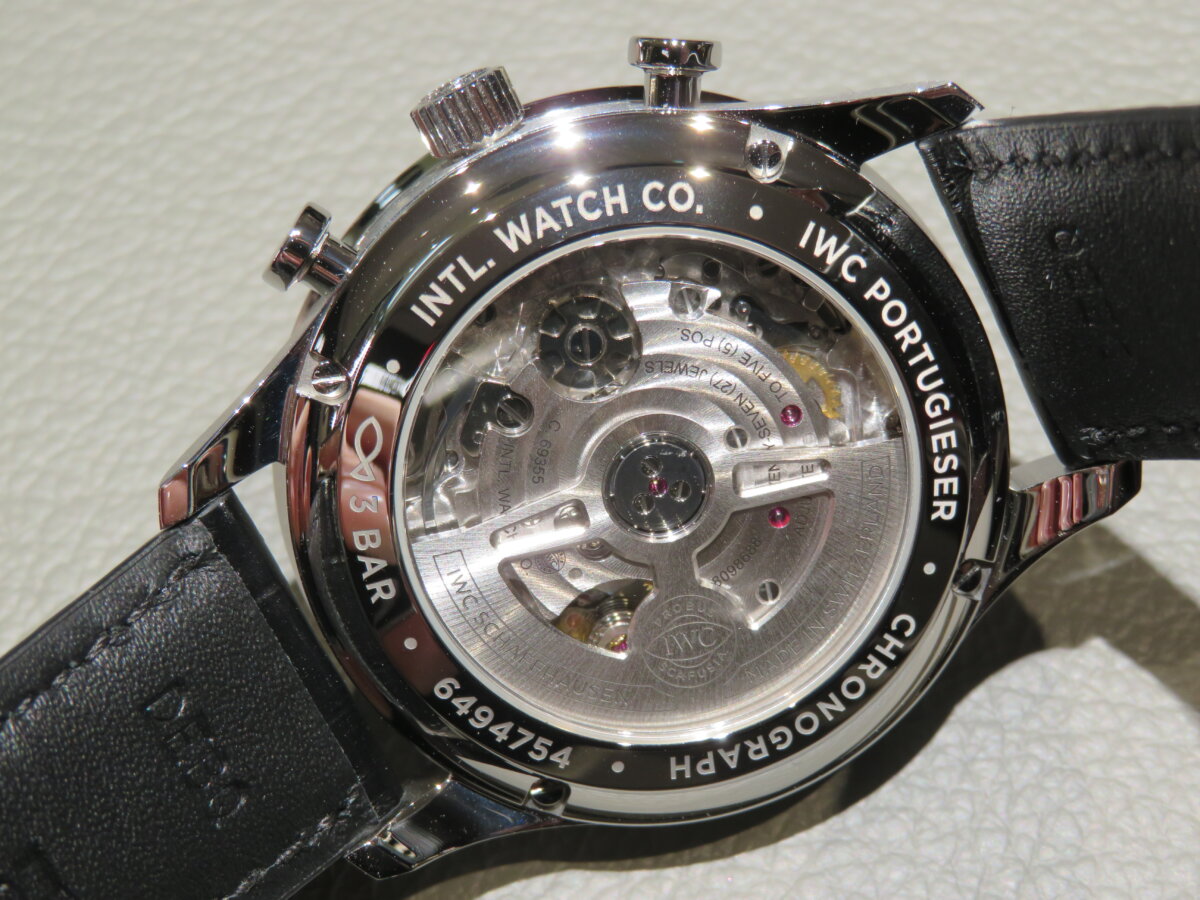 【 IWC 】ポルトギーゼクロノグラフのグリーン文字盤は一見の価値あり！-IWC -IMG_2270-1