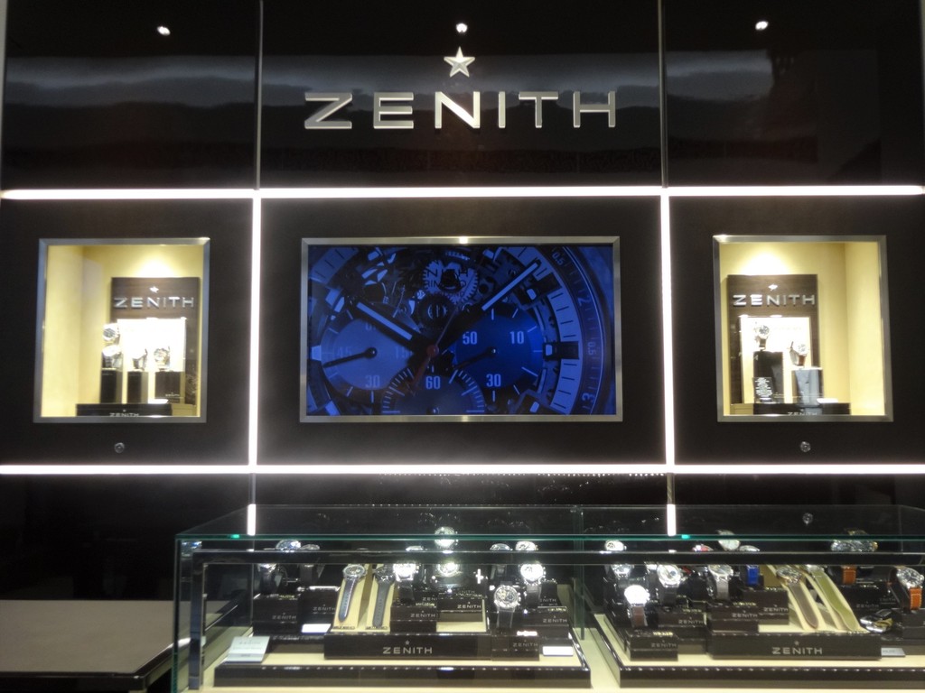 ZENITH アンスラサイトカラーの文字盤とブレスレットでより高級感アップ！！/ エル・プリメロ　オープン-ZENITH -20151002-5