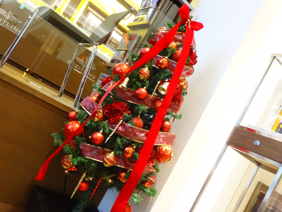 oomiya京都店にもクリスマスツリーが！！