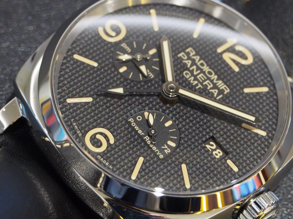 パネライ PANERAI PAM00628 ラジオミール 1940 GMT パワーリザーブ 自動巻き メンズ 良品 保証書付き_775804