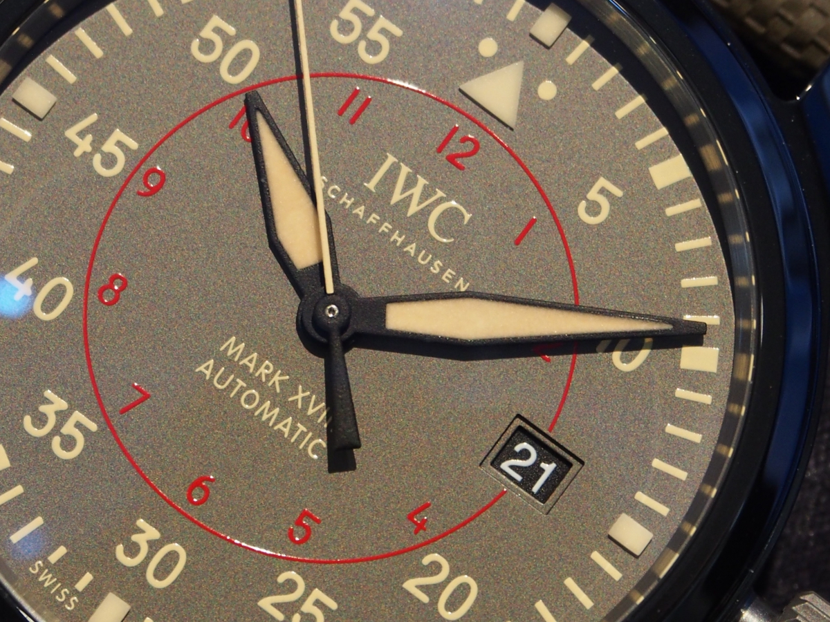 IWC セラミック製ケースのパイロットウォッチ再入荷！「マーク18 トップガン・ミラマー」IW324702-IWC -P6170038