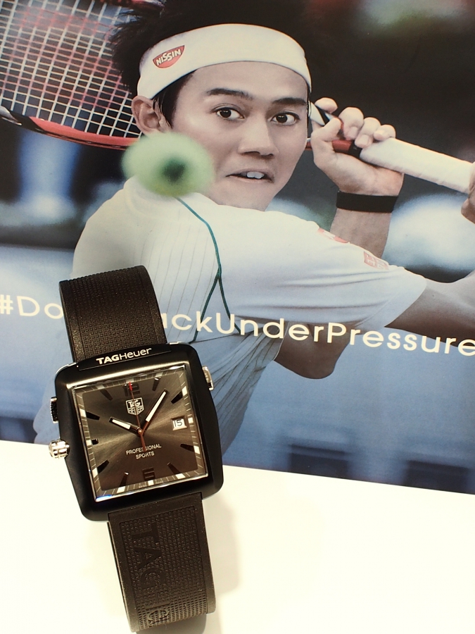 タグ・ホイヤーのプロフェッショナル スポーツウォッチと共に～錦織圭選手おめでとうございます！！-TAG Heuer -P8150136