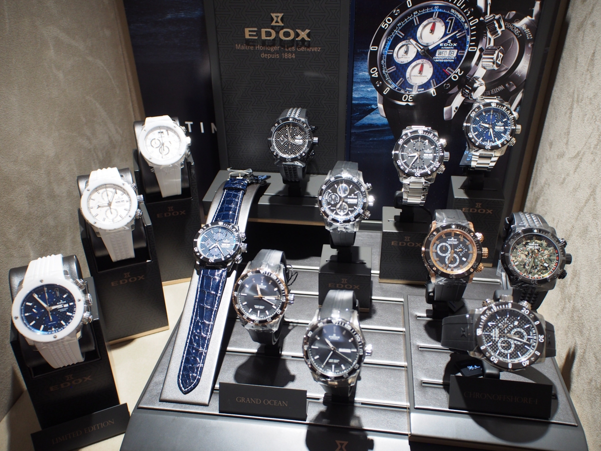 初めての高級腕時計をお探しなら、オオミヤ京都店へ。-EDOX 京都店からのお知らせ -PB180114-1