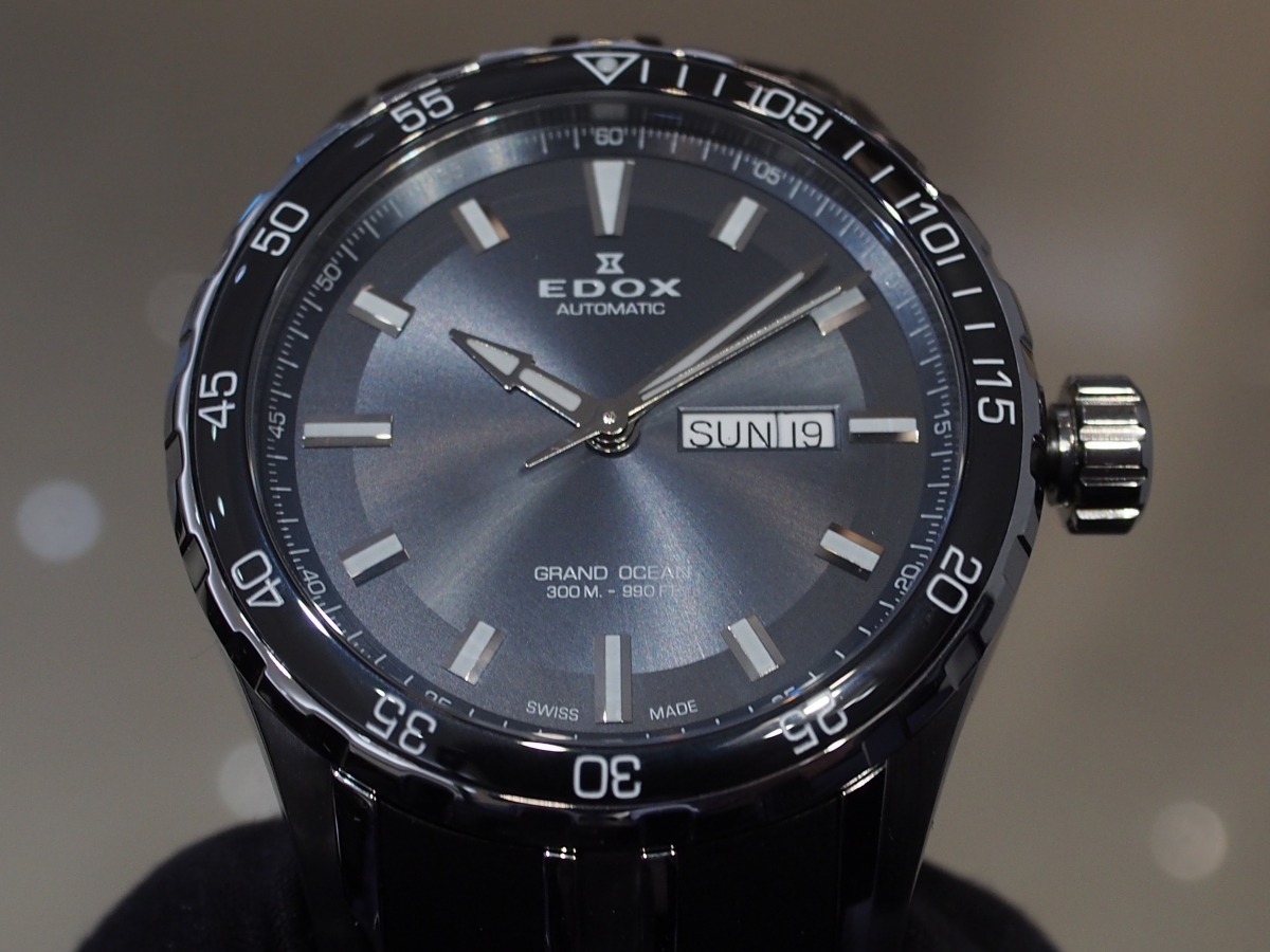 EDOX(エドックス)のグランドオーシャンシリーズからシンプルな