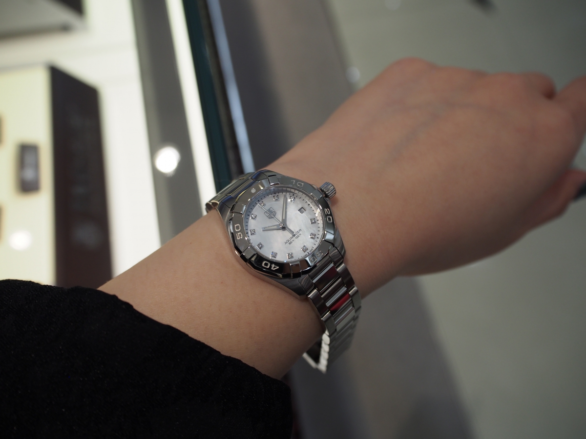 【TAG Heuer NEW COLLECTION】女性だからこそダイバーズウォッチ！/アクアレーサー レディ ダイヤモンド-TAG Heuer -P4061276