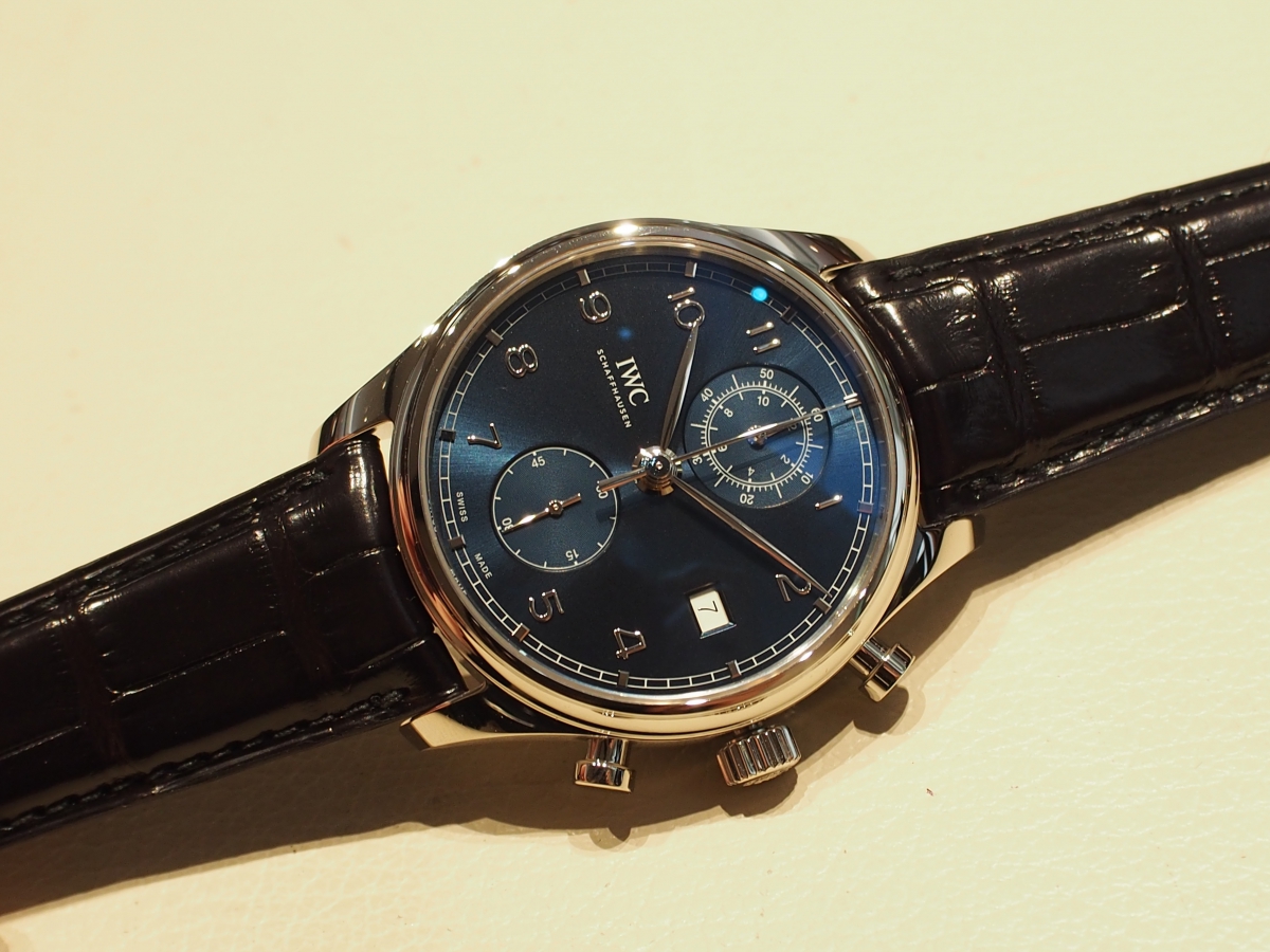 【IWC NEW COLLECTION FAIR】開催中！ポルトギーゼ・クロノグラフ・クラシック IW390303-〉SIHH IWC -P4281747