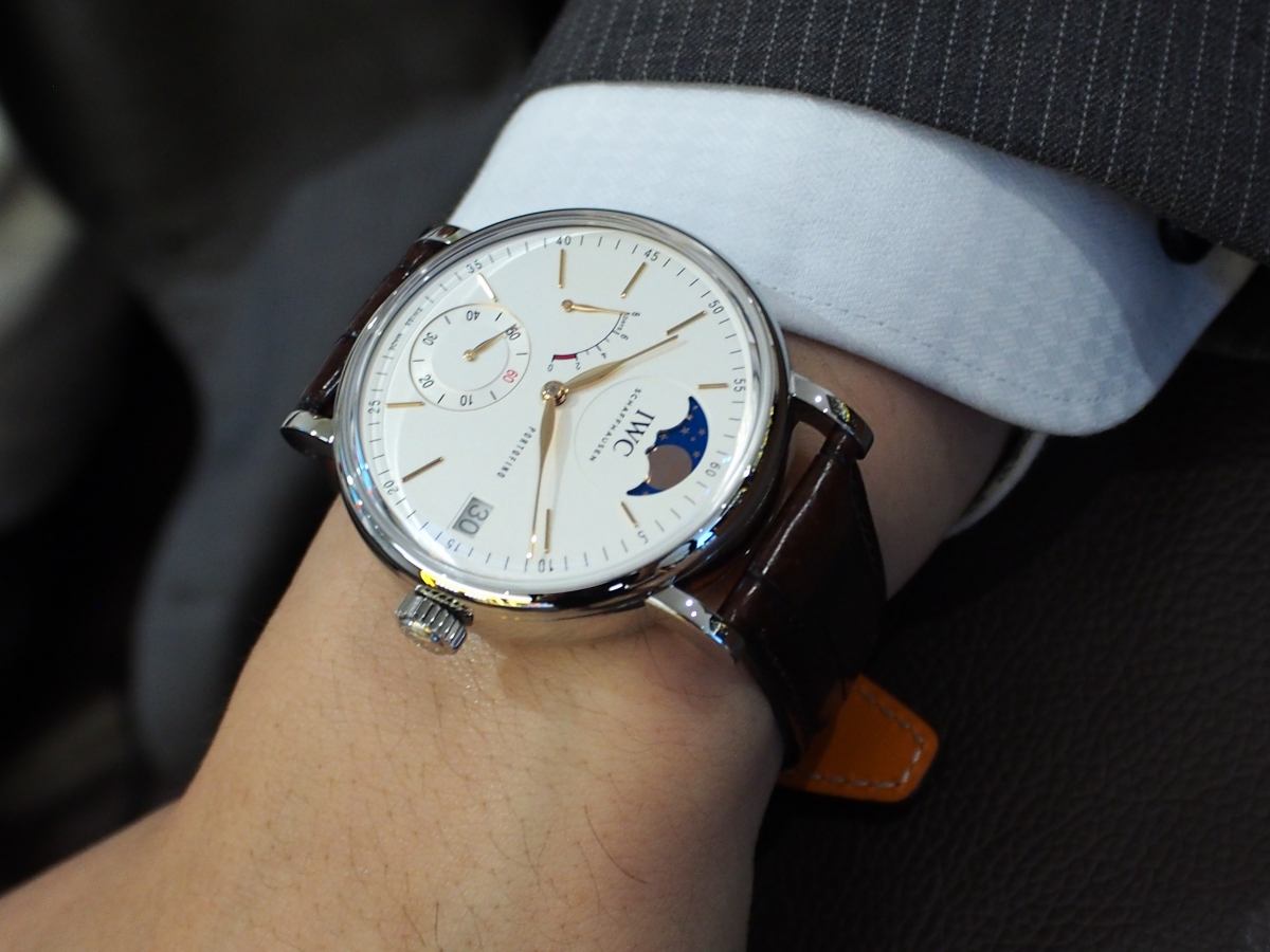 IWC/8日間ロングパワーリザーブ「ポートフィノ・ハンドワインド