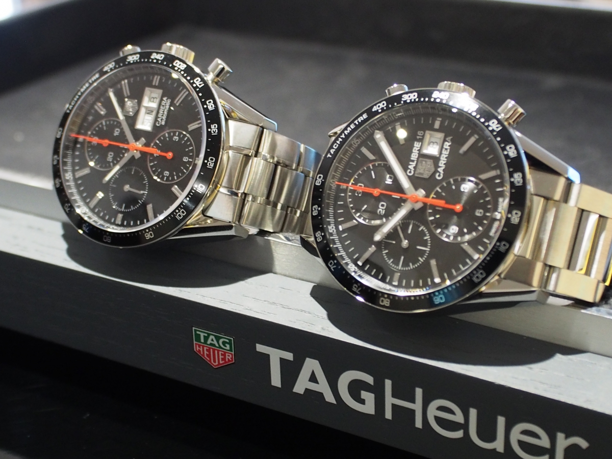 赤い針が良いアクセント！タグ･ホイヤー カレラ キャリバー16 クロノグラフ-TAG Heuer -P6021972