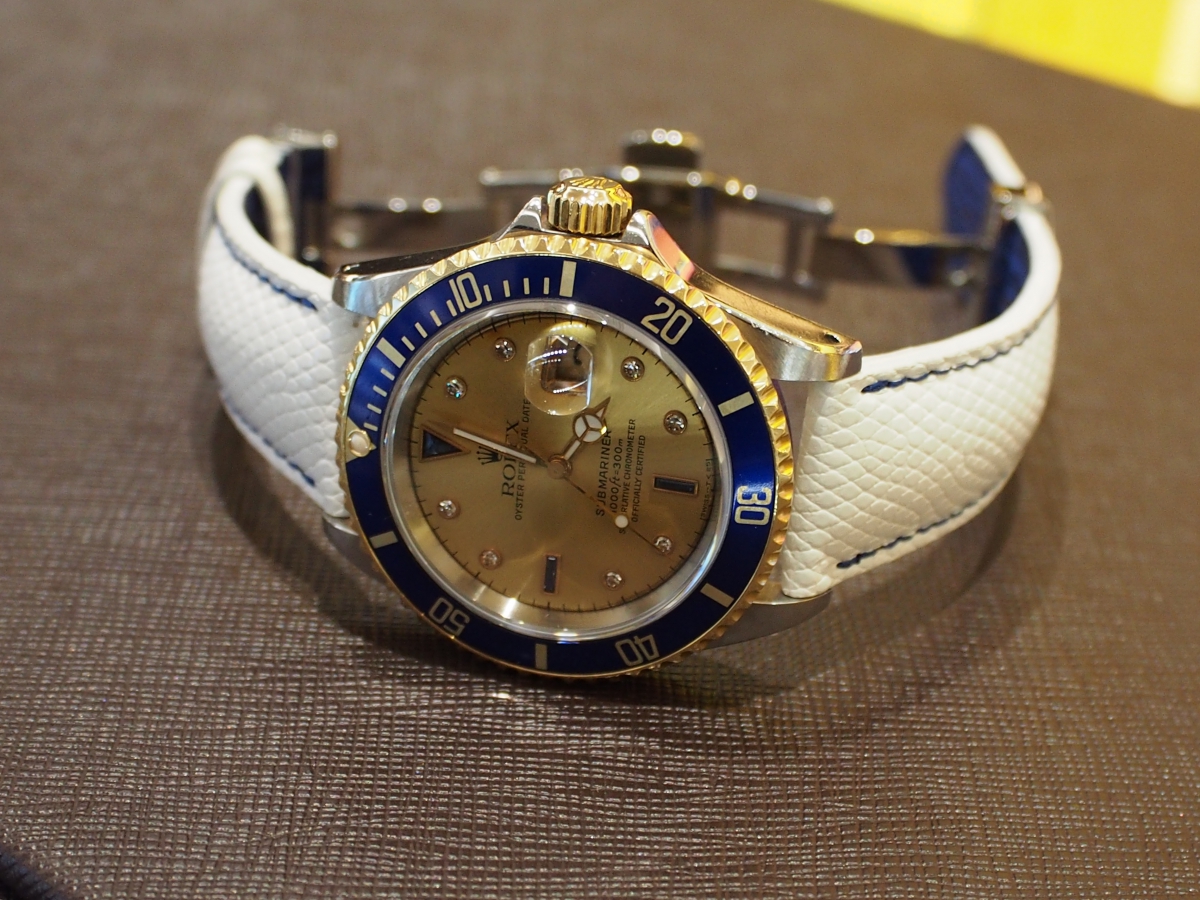 2回目のオーダーです！～ROLEX×Jean Rousseau(ジャン・ルソー)～-その他ブランド用 ジャン・ルソー オーダーストラップ oomiya京都店のお客様 -P7220390