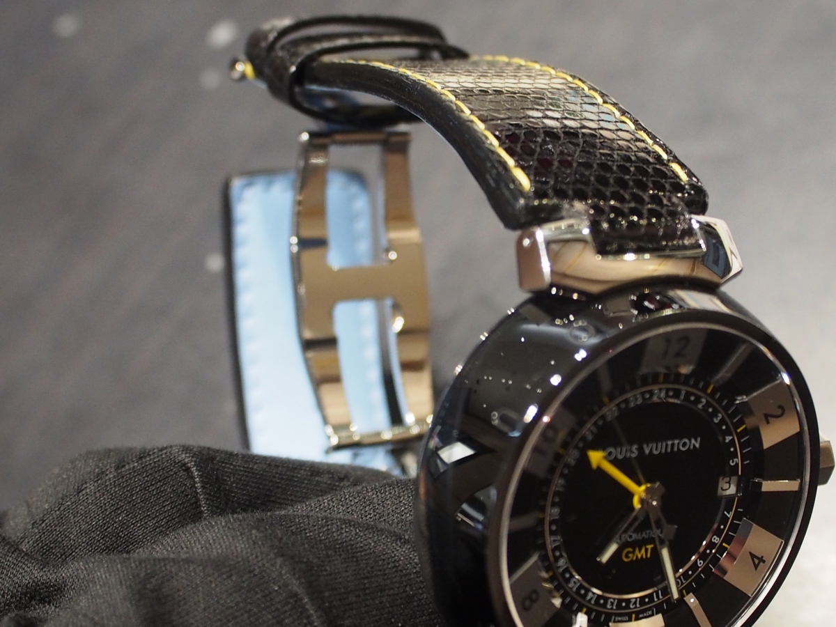 F様ご愛用のお時計を“Jean Rousseau”で2回目のカスタマイズ！-その他ブランド用 ジャン・ルソー オーダーストラップ -P8030570-1