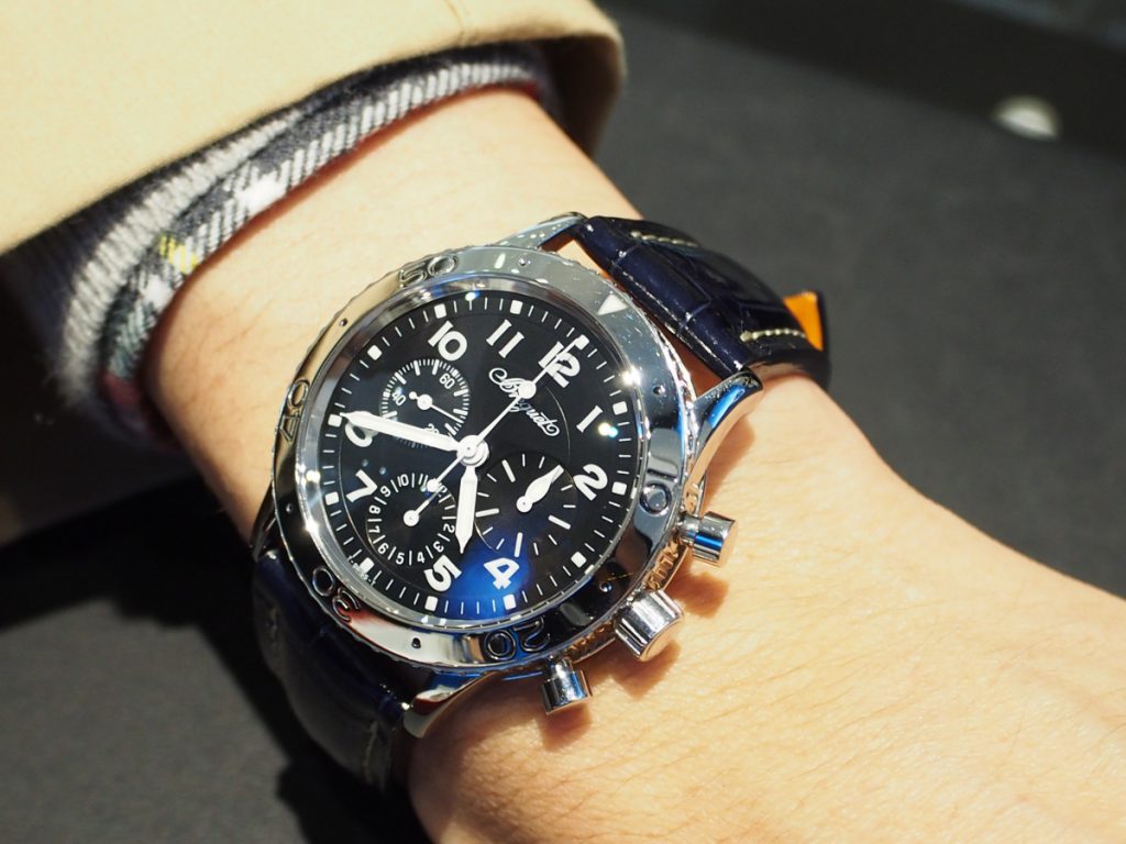 ネイビーカラーで大人上品に～BREGUET×Jean Rousseau(ジャン・ルソー)～-その他ブランド用 ジャン・ルソー オーダーストラップ oomiya京都店のお客様 -PB110172-1024x768