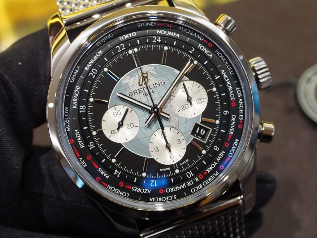 【BREITLING FAIR】”トランスオーシャン クロノグラフ ユニタイム”の文字盤バリエーション、豊富です♪-BREITLING -PB140200-1024x768