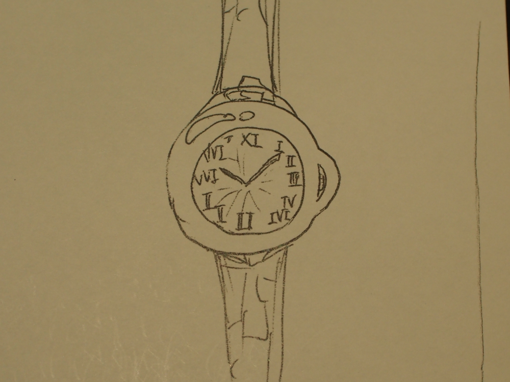 ～時計の絵、描けますか？～@Cartier(カルティエ)/バロンブルー-Cartier スタッフつぶやき -P2171634